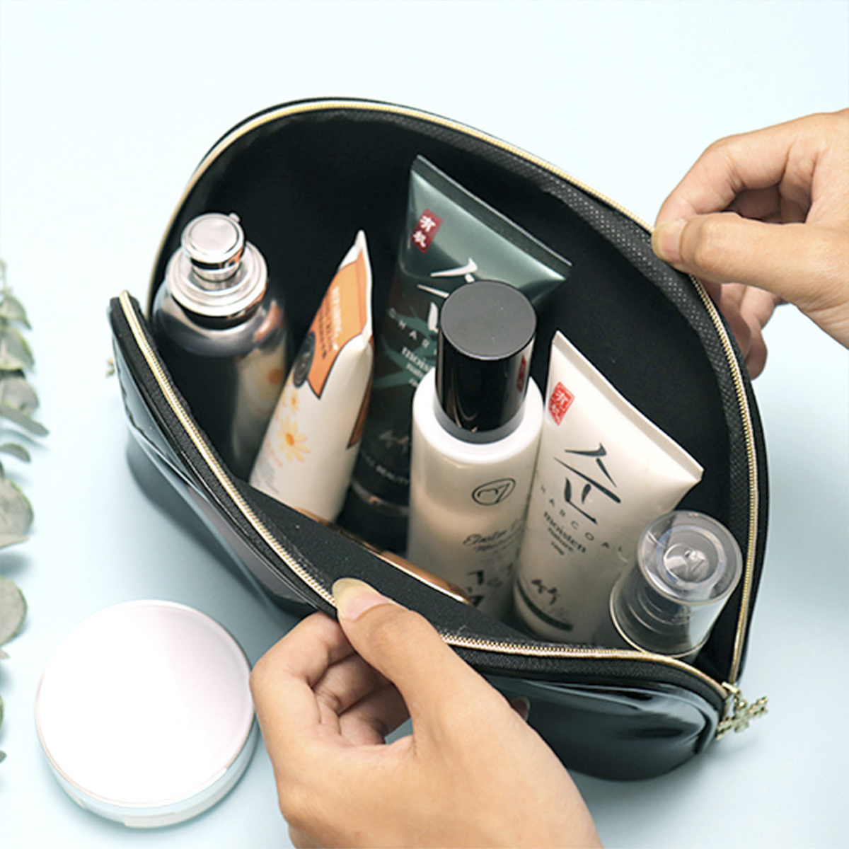 Glossy Cosmetic Pouch